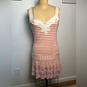 Free People women’s tunic sleeveless striped top small